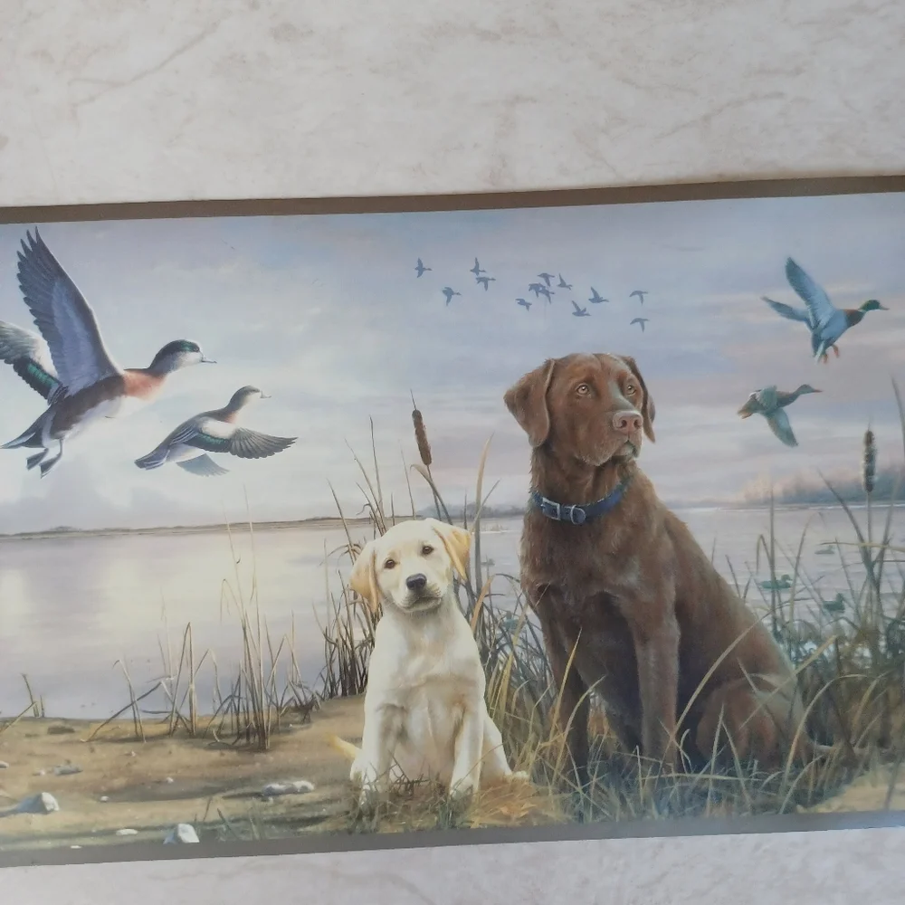 Wallpaper Border Hunting Labador Retrievers - open roll
